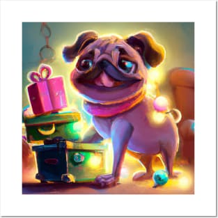 Cute Pug Posters and Art